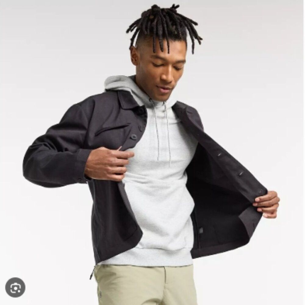 NWT FLX Men's Chore Jacket Black in Size L